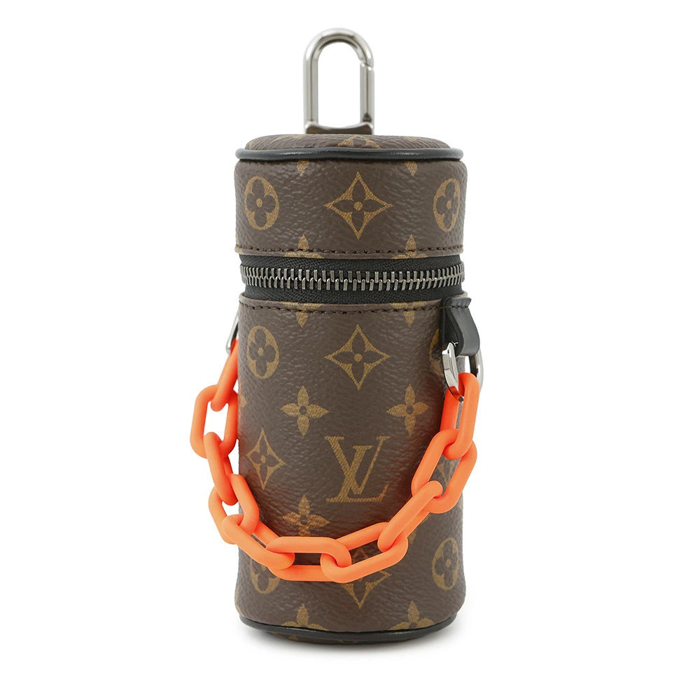 Louis Vuitton Monogram Pouch Clutch Barrel Case Charm